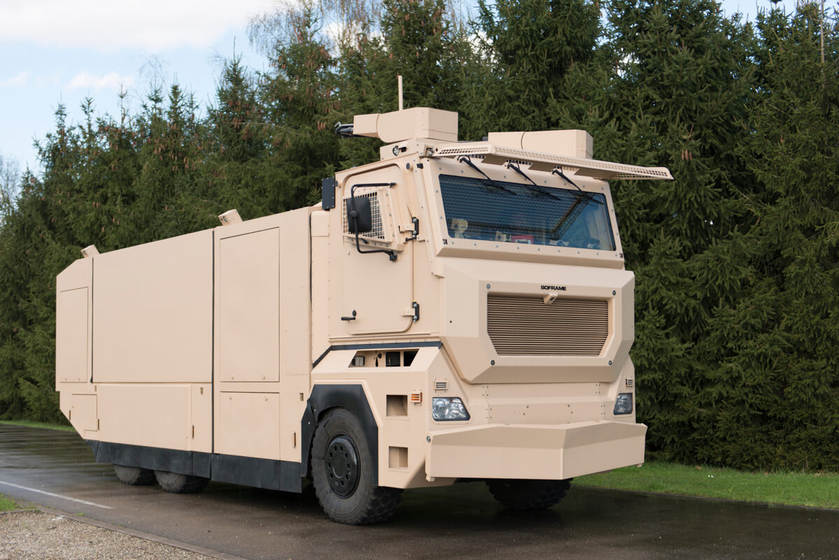 Un camion de protection balistique pour la police de Montréal