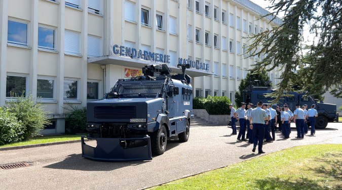 « Le Centaure » : nouveaux véhicules blindés pour la gendarmerie